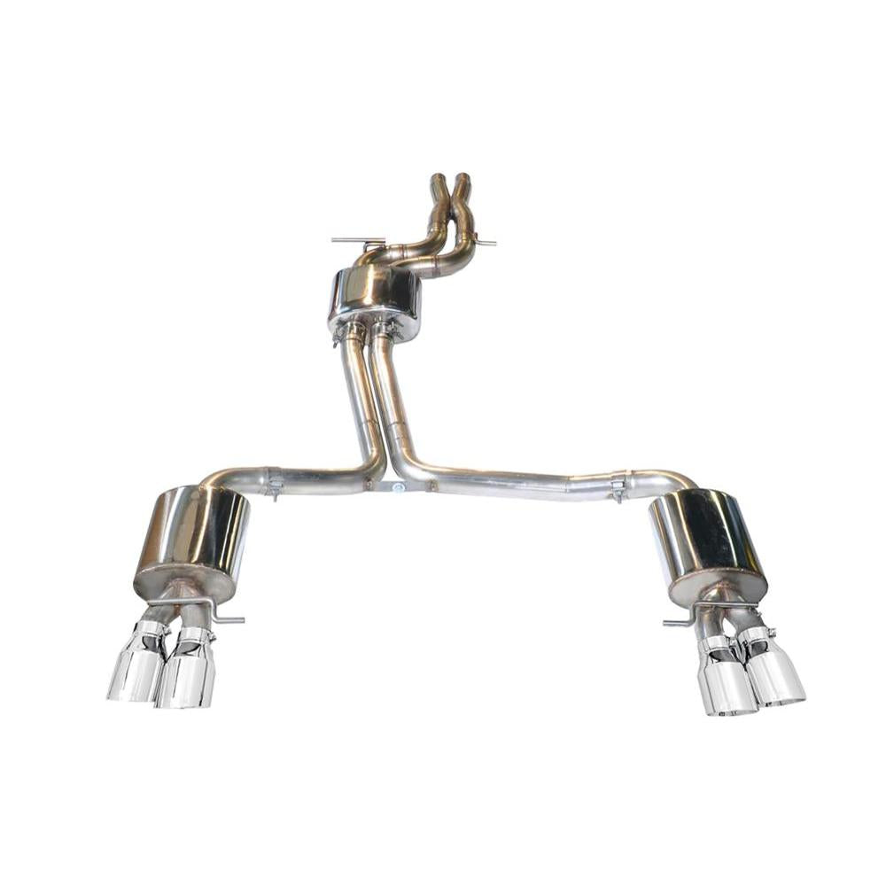 AWE Audi B8.5 S5 3.0T Touring Edition Exhaust System - Polished Silver Tips (90mm)